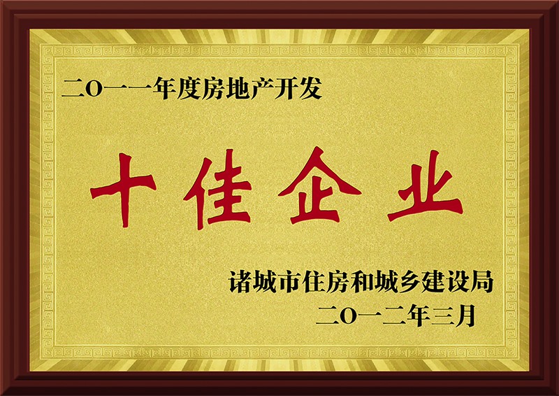 2012十佳企业